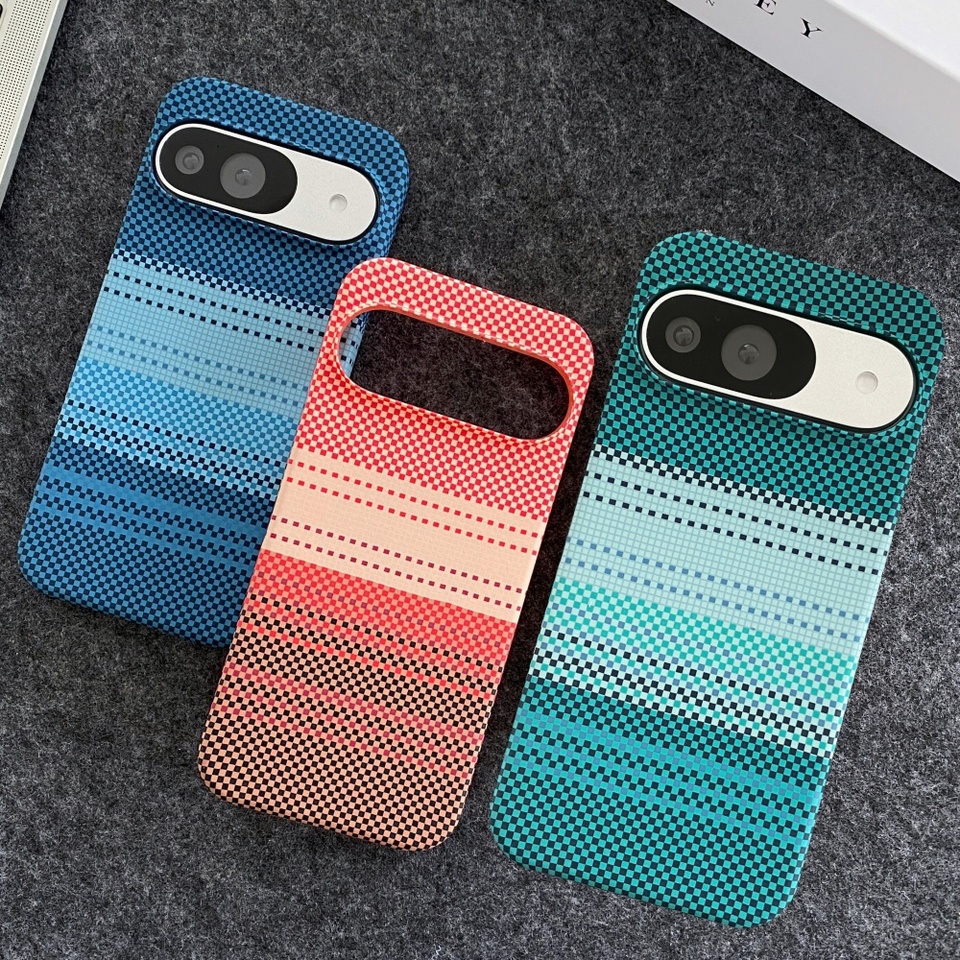 Frameless Carbon Fibre Magnetic Case For Google Pixel 9 Pro XL 9A Pixel8 Pixel7 Pro For Magsafe Wireless Charging Plastic Cover