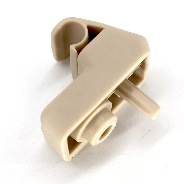 1Pc Beige Auto Sun Visor Clip Hook Bracket Hanger Replacement Sun Visor Holder Mount 735411088 For Fiat Grande Punto 6