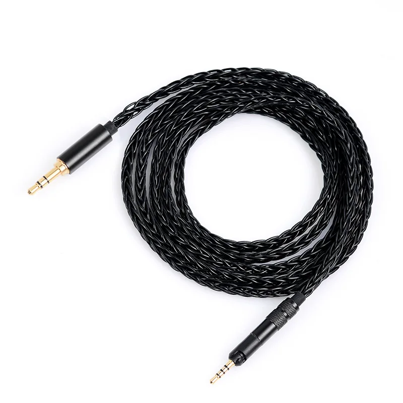3.5mm or 4.4mm balanced headphone cables for ATH-M50x M40x M70x Sennheiser HD598 HD598se HD400pro HD560S HD599 Audio Cable