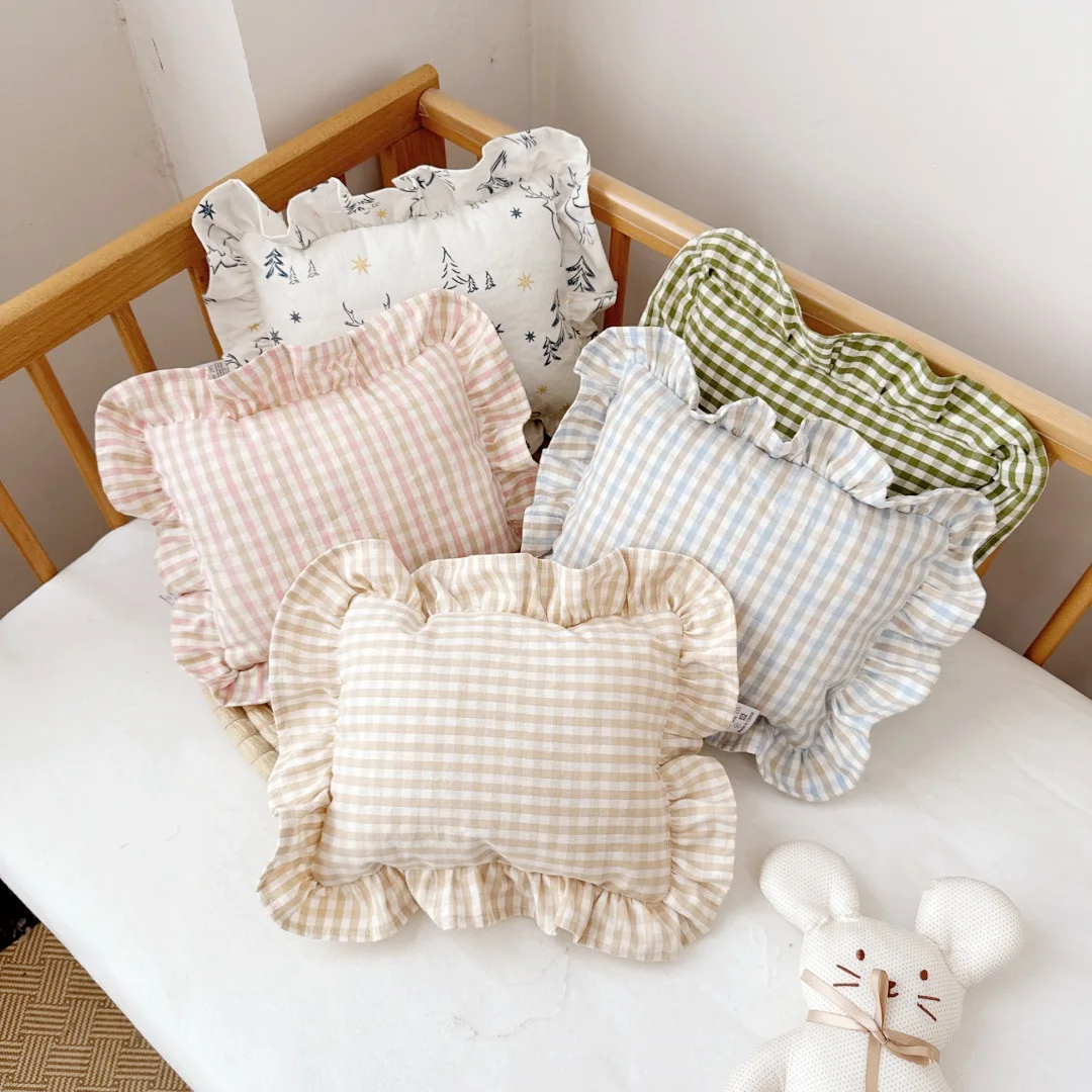 Custom Name Baby Pillow with Ruffles