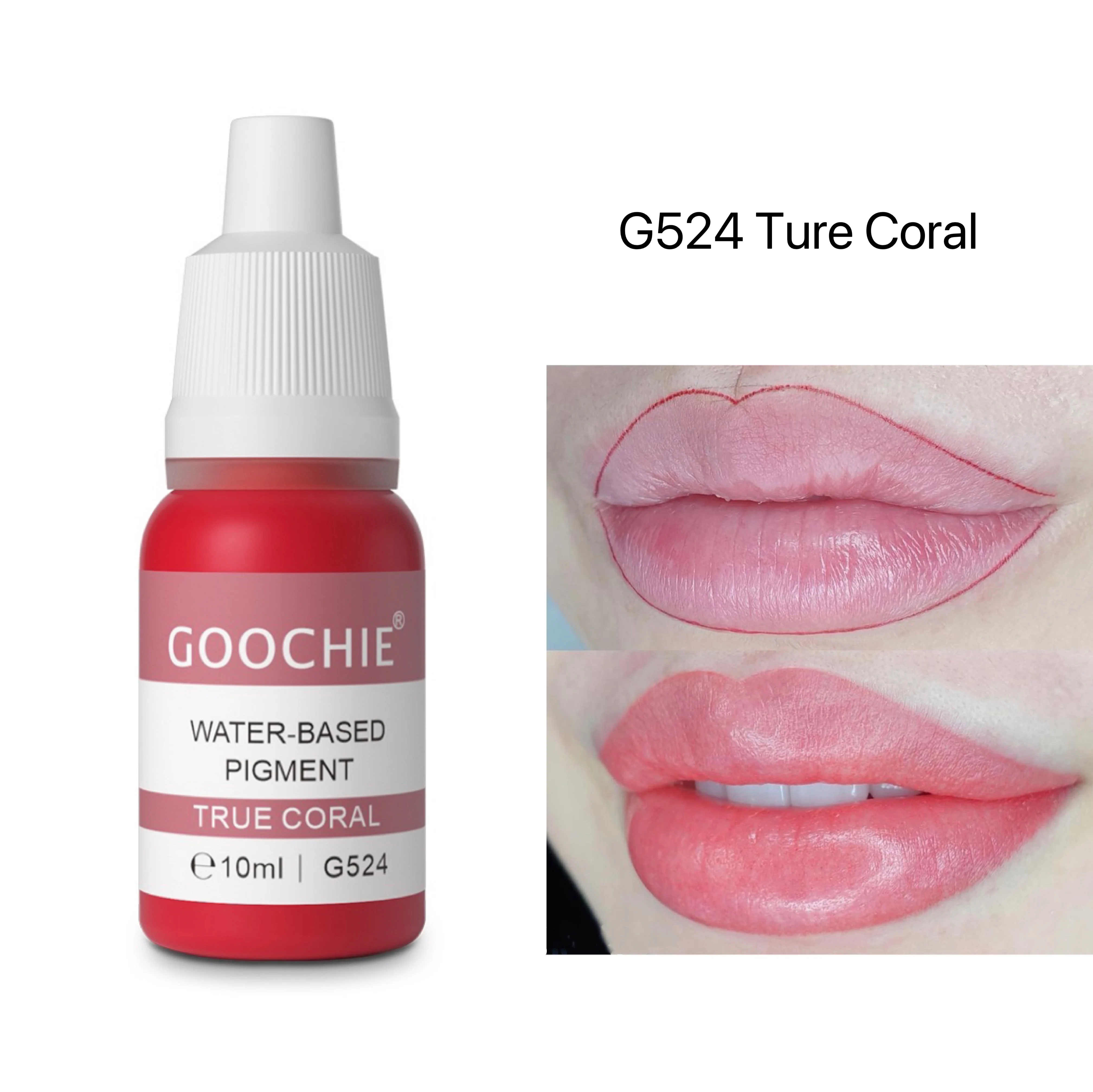Goochie PMU Ink Won't Change Color Tattoo Permanent Makeup Pigment For Eyebrow Lip And Scalp Micropigmentation