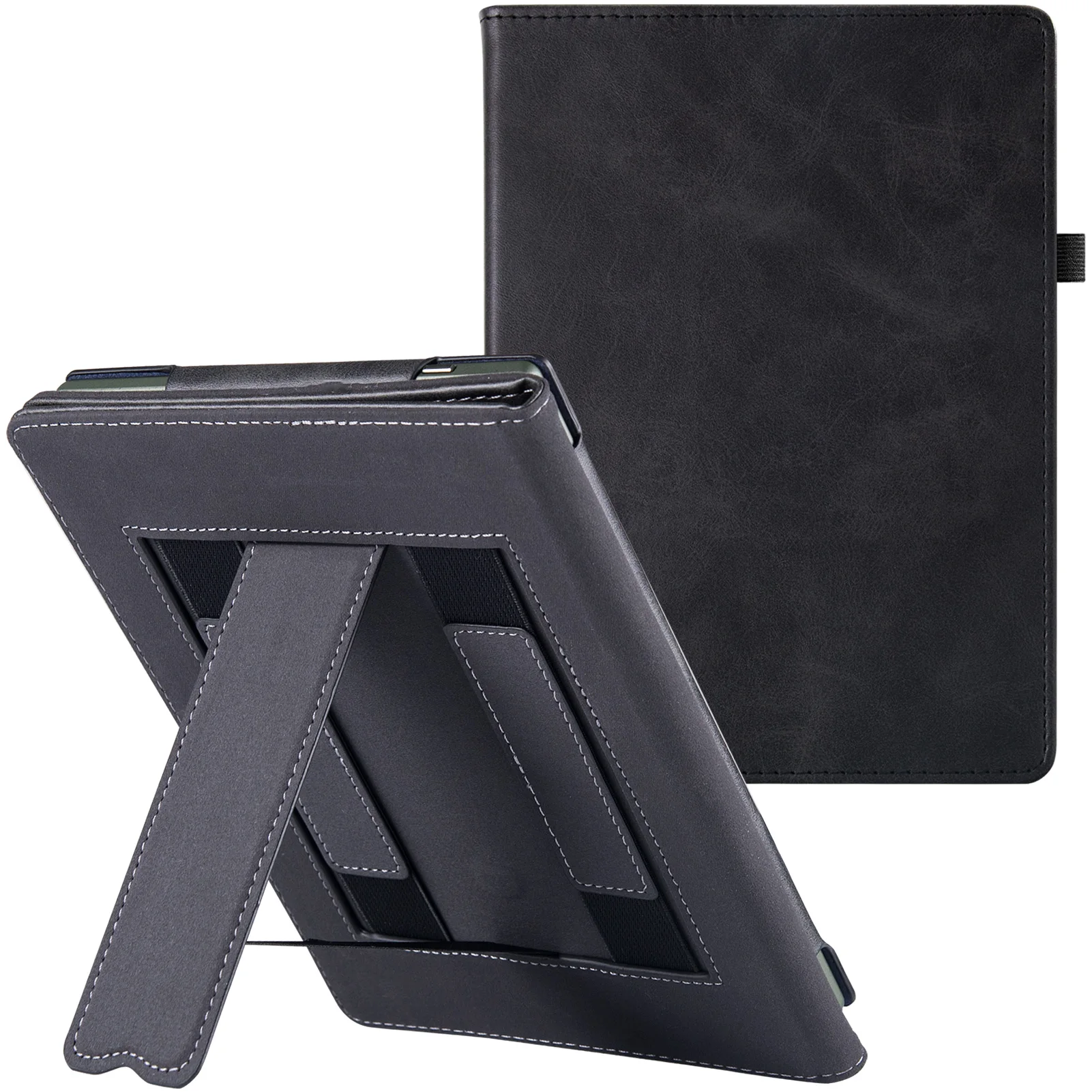 Custodia Per Supporto Per Onice Boox Nova Air/Nova Air2/Nova Air S/Nova Air C/Cover In Pelle Color - Pu Con Due Cinturini/Auto Sleep/Wake