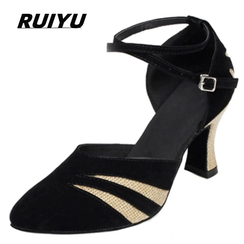 Latin Dance Shoes Ladies Salsa Tango Ballroom Banquet Party Sneakers