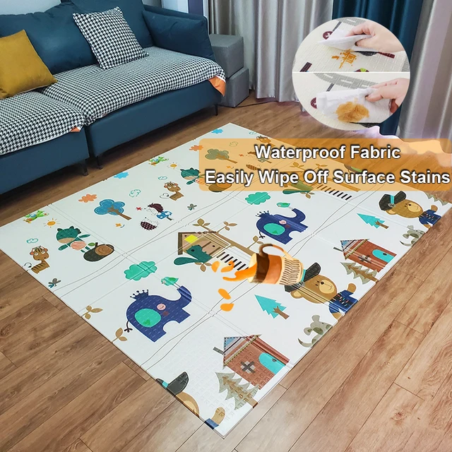 BEKOBABY Baby Play Mat Folding XPE Kids Carpet Home Outdoor Folding Waterproof Puzzle Game Mat Educational Baby Toys 200*180cm 3
