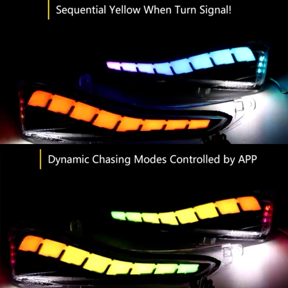 MKptopia Luce Di Segnale Di Rotazione Dinamica Luce Di Posizione