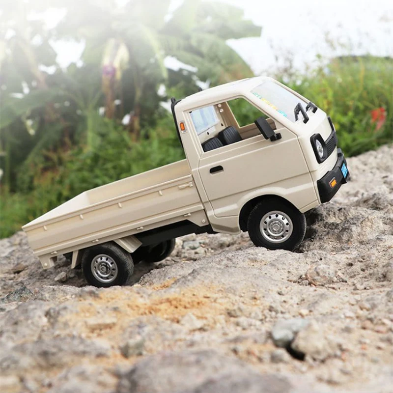 1:10 D12 Rc Car 2WD With LED Lights Electric Drift Full-scale Simulation Professional Remote Control Pickup Truck Model Toy Gift 5