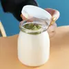 1Pcs Storage Cup​s Pudding Jars Wishing Bottle 100ML 150ML 200ML Glass Bottle High Temperature Resistant with Lid 3