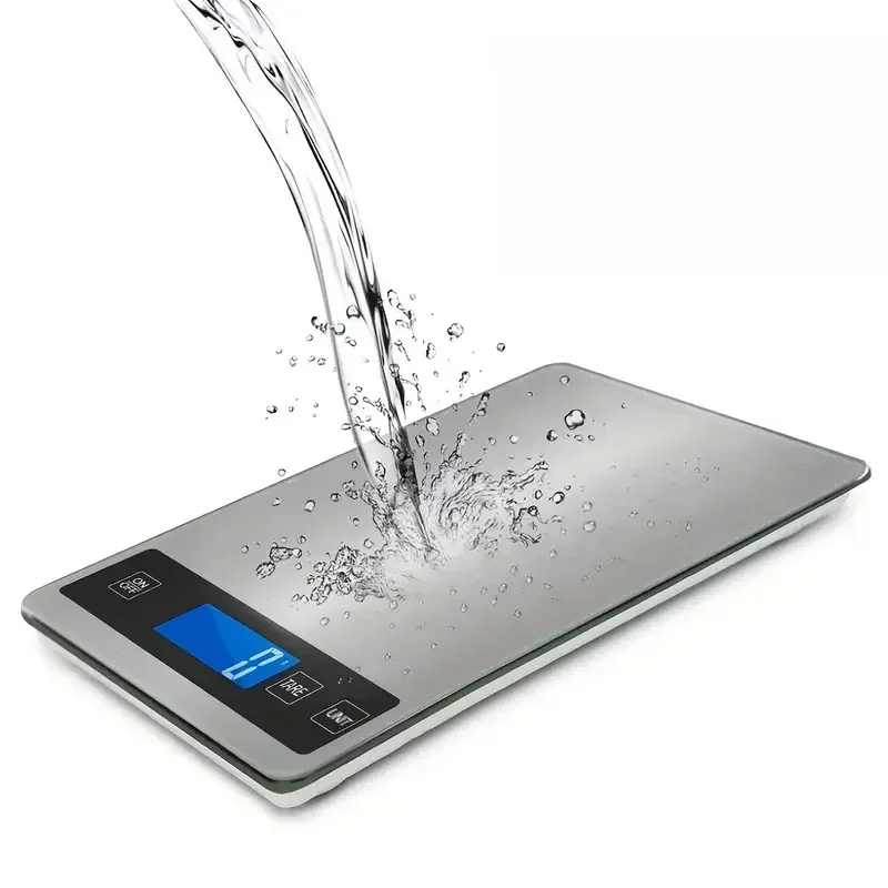 Digital Kitchen Scales Stainless Steel 3