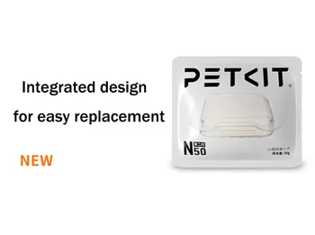 PETKIT N50 2.0 Lettiera Autopulente per Gatti (Confezione da 3) – Lettiera Automatica Senza Odori con Sistema di Filtraggio Puramax