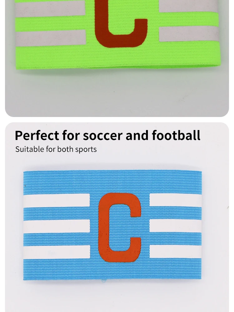 Verstellbares Fußball-Captain-Armband für Erwachsene und Jugendliche – bequemes und langlebiges Fußballband für Team-Captains – Detail 6