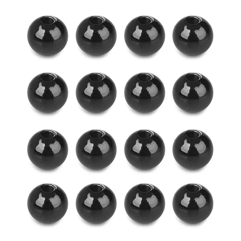 Rose Gold & Black Stainless Steel Beads