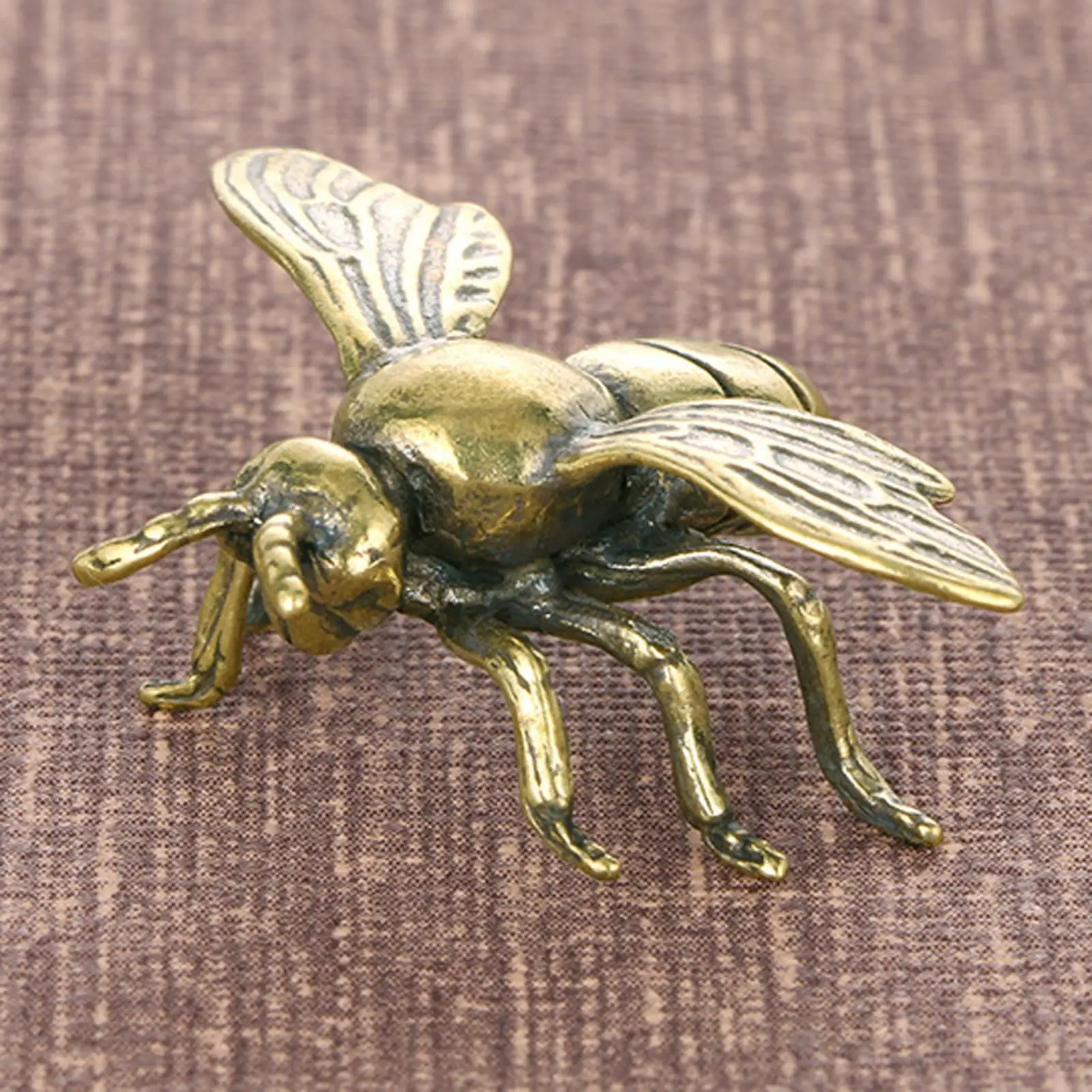 

Статуя пчелы кунг-фу модель домашнего питомца медная миниатюрная Статуэтка для чайной комнаты аксессуары для украшения автомобиля отличное мастерство