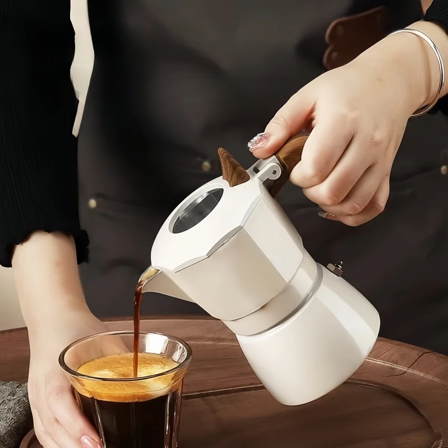 Upgraded Double-valve coffee maker Double-valve Extraction Hollow Visual espresso maker Professional Home Cafe Outdoor CoffeeEquipment