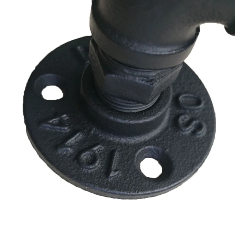 Industrial Style Pipe Furniture Handle Barn Sliding Wooden Door Handles Black Antique Vintage European Wrought Iron Rope Handle