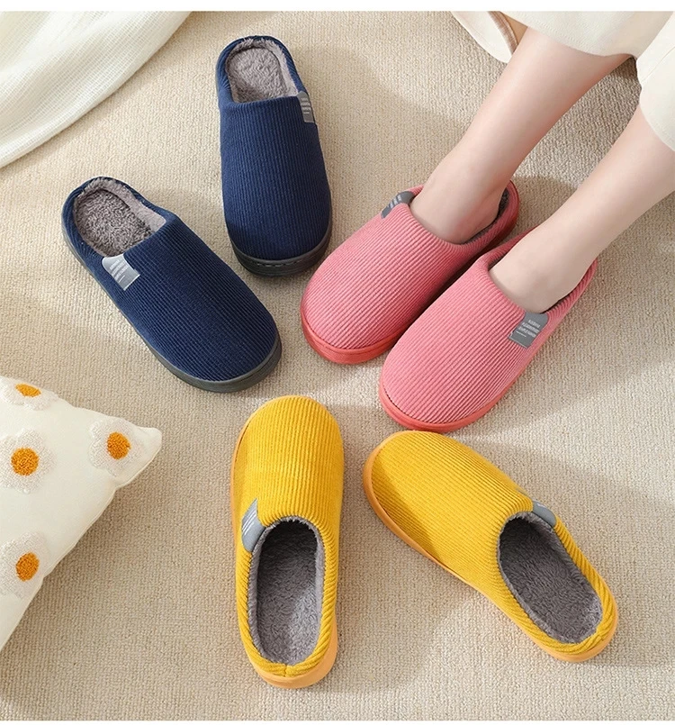 Zapatillas De Invierno Para Mujer, Pantuflas De Interior, Cálidas