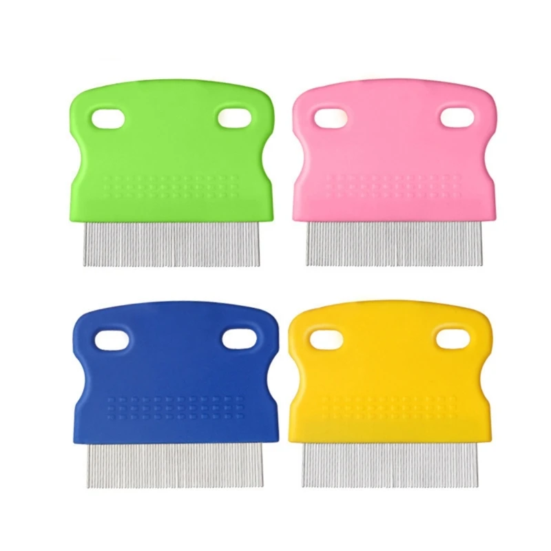 

4pcs/set Pet Lice Comb Portable Fine Tooth Head Lice Fleas Hair Combs for Styling Tools Hair Comb Hair Accessories