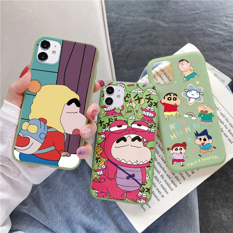 Для Samsung Galaxy A12 A52S A73 A13 A33 A50 A51 A32 A21S A71 A31 A40 A10 A22 A70 A72 A02S A7 A03S A41 A20e Crayon Shin-chan чехол |