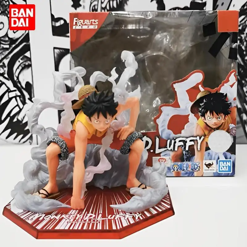 

Оригинальная обезьянка Bandai Arts фигур ноль Luffy Gear 2, 18 см, строительная Аниме Коллекция фигурок, модель игрушек из ПВХ
