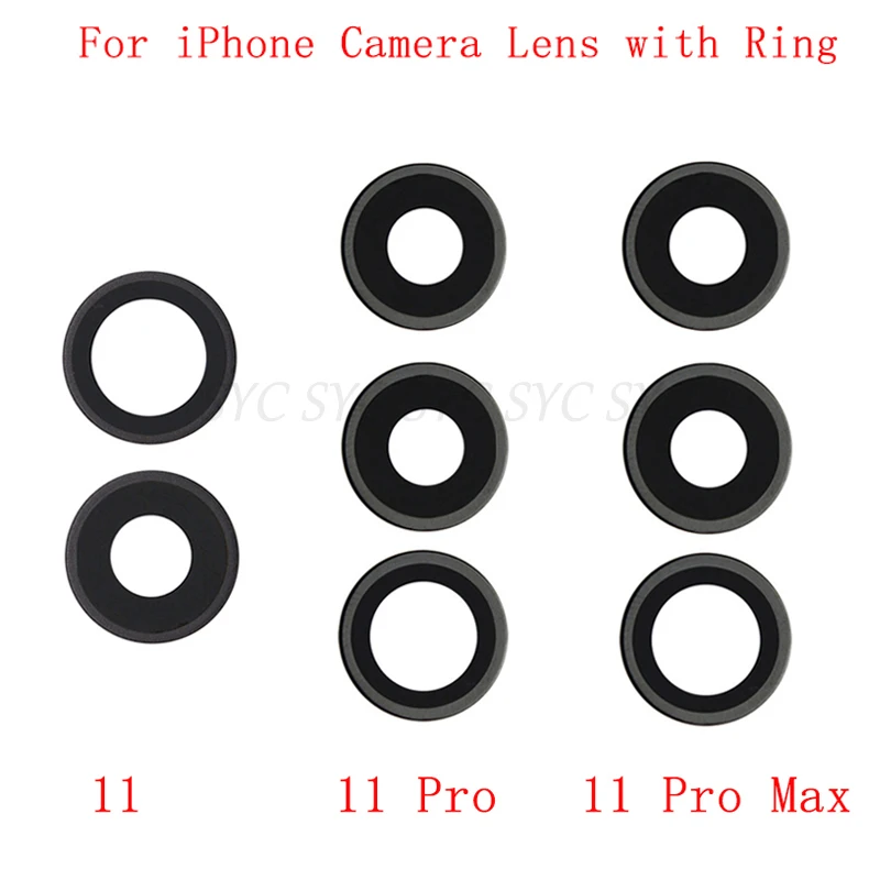 Rear Camera Lens Outer Frame Cover Camera Lenses Frames Iphone 11