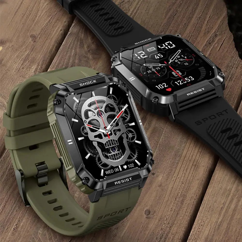 

Водонепроницаемые Смарт-часы с IPS-экраном 1,95 дюйма и поддержкой Bluetooth