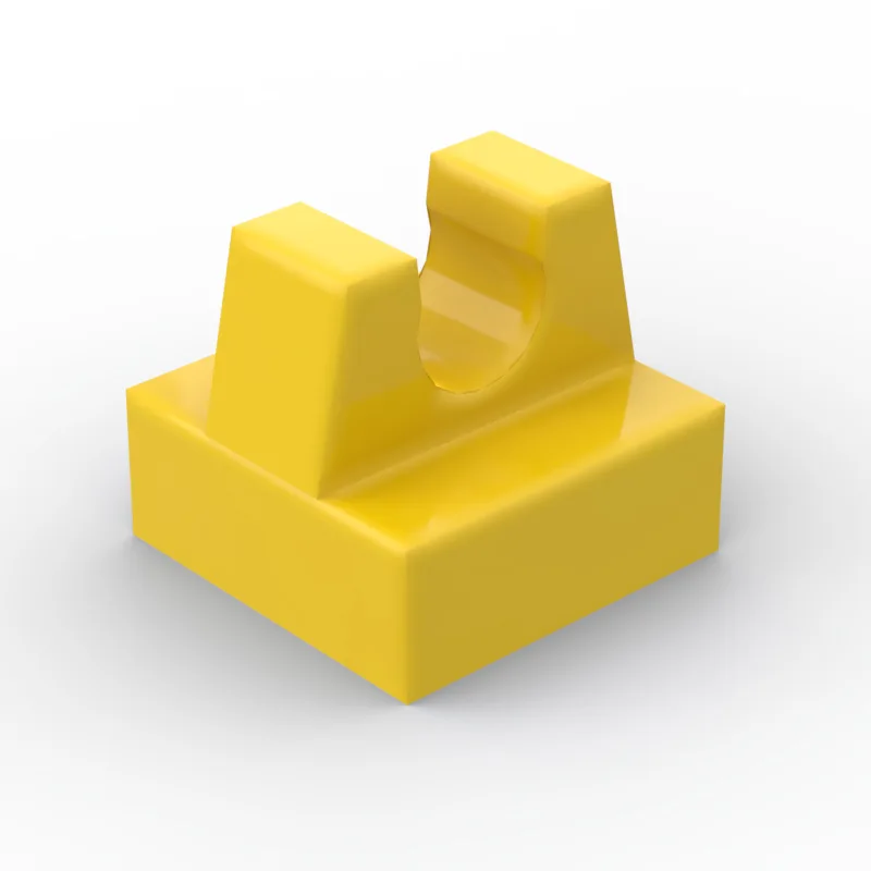 20pcs MOC Parts 15712 44842 Tile Modified 1 x 1 with Open O Clip Compatible Bricks DIY Assmble Building Blocks Particle Kid Toy 3