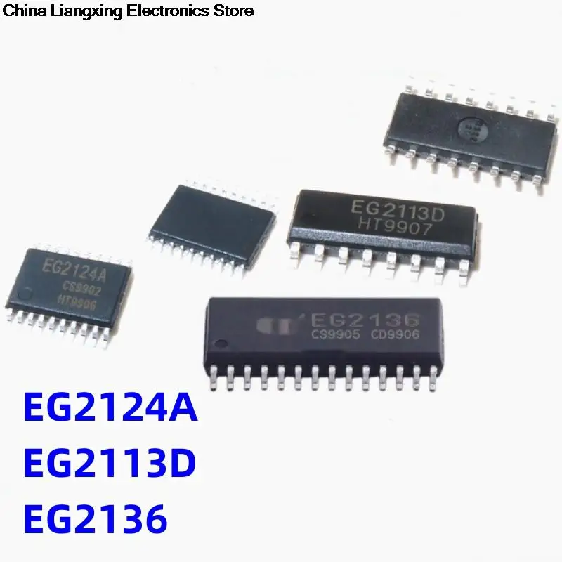 

10Pcs 100% New EG2136 SOIC-28 SOP28 EG2113D SOIC-16 SOP16 EG2124A QSOP-16 QFN-24 Driver chip Brand new original chips ic