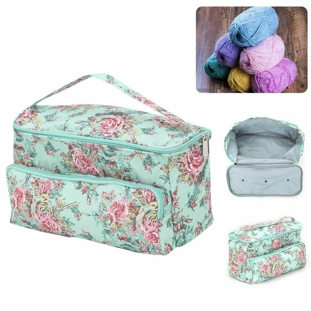 Portable Large Capacity Yarn Storage Bag DIY Yarn Tote Organizer Knitting  Bag For Crochet Hooks Knitting Needles Project - AliExpress