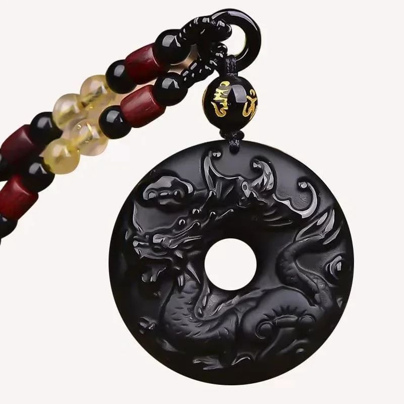 Domineering Dragon Necklace Pendant - Luminous Tribal Totem Flying Dragon Jewelry For Women & Men