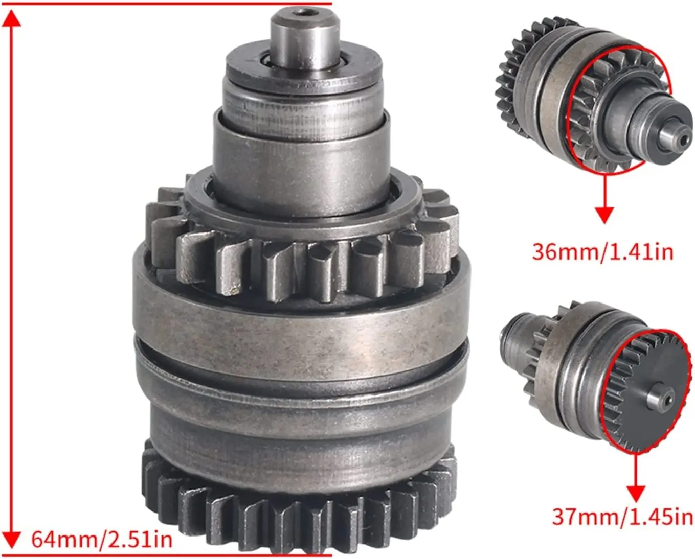 Starter Drive Bendix For KTM Motorcycle XCW XC EXC EXCE 200 250 300