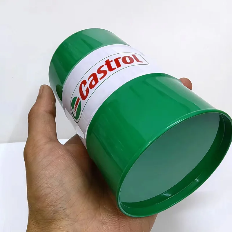 Iron Oil Drum Piggy Bank Simulation Industrial Modeling Coin Bank