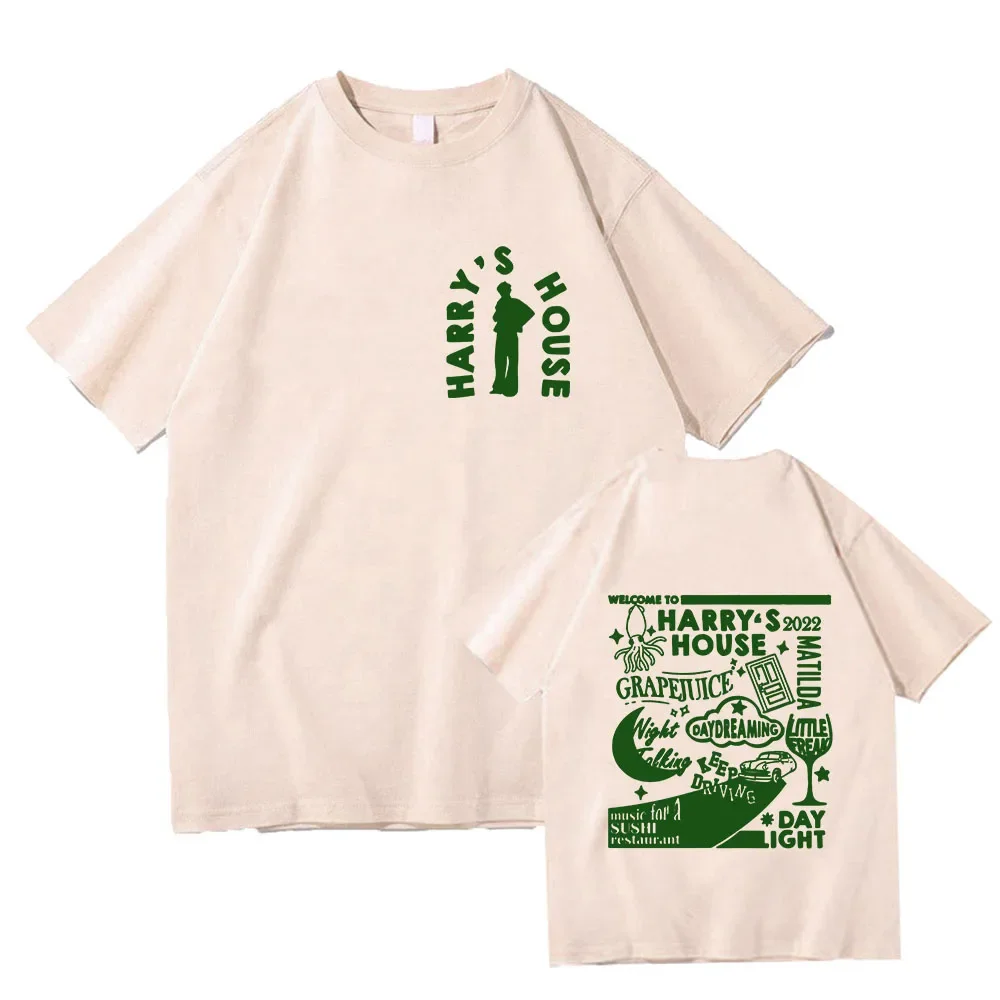 Album Musicale Harrys House Track Listing Magliette Daylight Uomo/Donna 100% Cotone T-Shirt Daydreaming Streetwear Comodo Casual