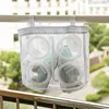 Portable Mesh Laundry Bag Washing Machine Shoes Bag Travel Storage Bags Anti-deformation Protective Clothes Organizer Net Bag 2