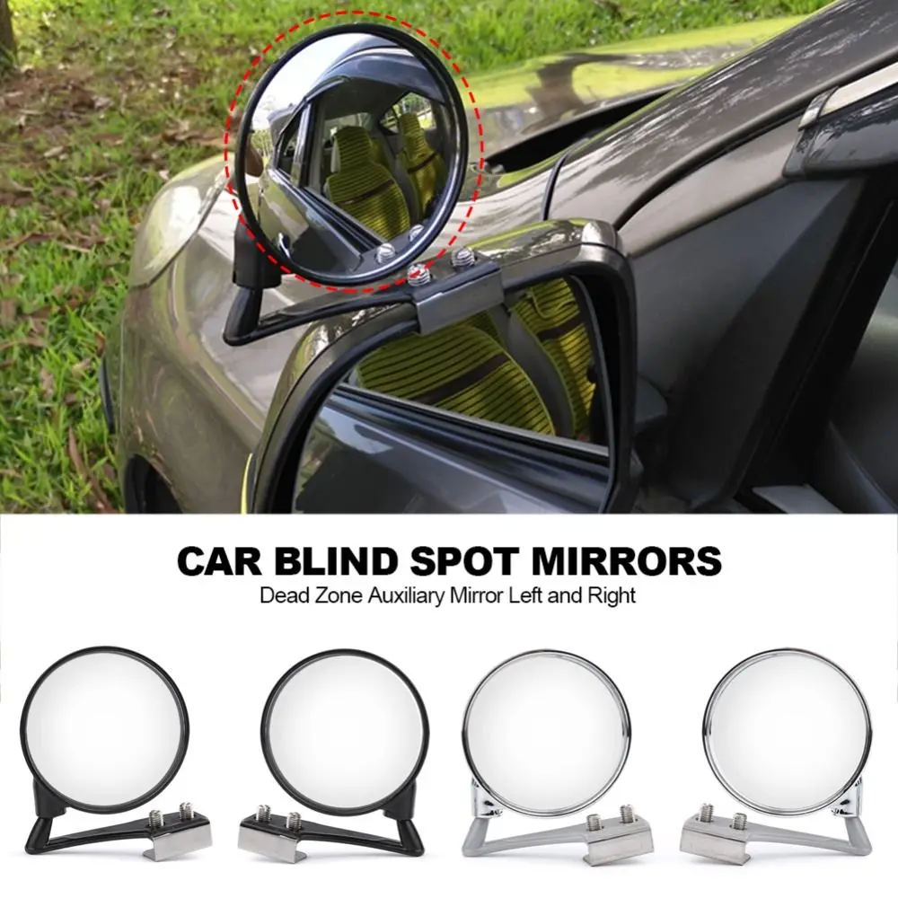 

Car Reversing Parking Helper Dead Zone Auxiliary Mirror Wide Angle Car Blind Spot Mirror Rear View Mirror for Car Motorcycles