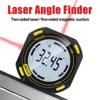 Portable New Angle Protractor Laser Angle Gauge Finder Digital Inclinometer 4*90° Electronic Level for home Type-c charging 1