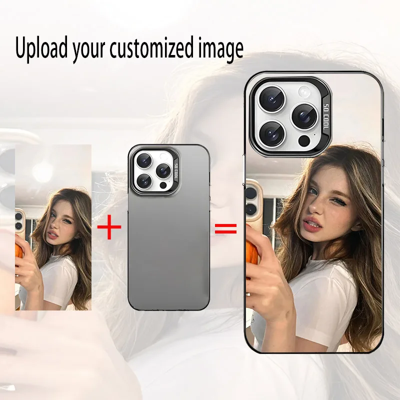 Customized DIY Partner Photo Case For iPhone 16 15 14 13 12 11 Pro Xs ...