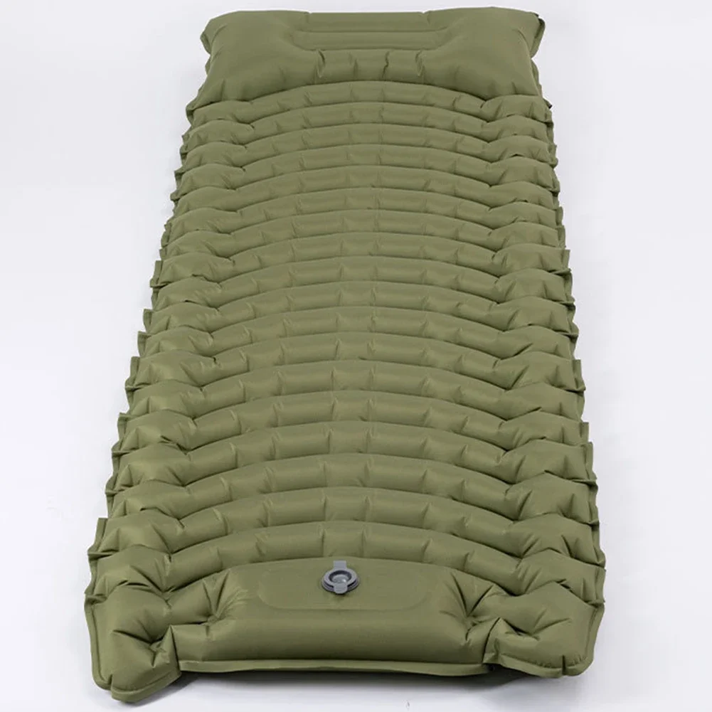 Picnic And Hiking Inflatable Sleeping Pad Foot Pump Mattress Comfortable Sleeping Pad Repair Patch 200*70*10cm
