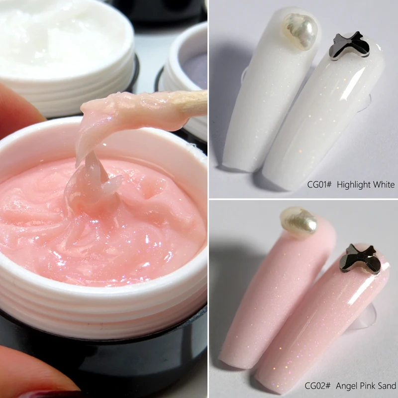 CHUNSHU ソリッドゼリー延長ネイルジェルポリッシュ 15 グラムポリ