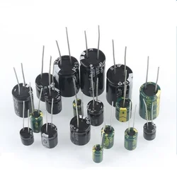 6.3V 10V 16V 25V 35V 50V 400V 450V 1UF 2.2UF 4.7UF 10UF 1000UF 22UF 33UF 47UF 470UF 100UF 220UF Aluminum Electrolytic Capacitor