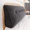 Bed Triangular Cushion Comfort Soft Bed Rest Reading Pillow Big Wedge Adult Backrest With Filler Reading Large Backrest 4