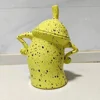 Kitchen Storage Jar Storage Bottle with Attitude Multi-style European Style Vintage Spotted Cup Creative Covered Akimbo Food Jar 4