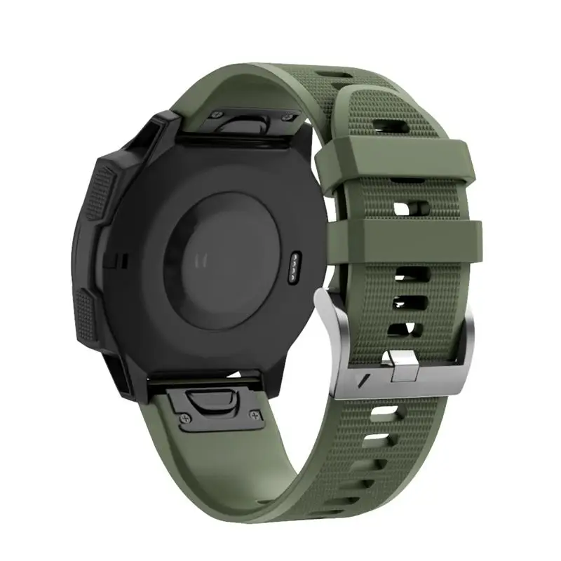 

HAODEE 22 26mm Men Quick Release Wacth Band For Garmin Fenix 6X 6 Pro 5 5X Plus 3 HR Fenix 7X 7 Delta Enduro Silicone Strap