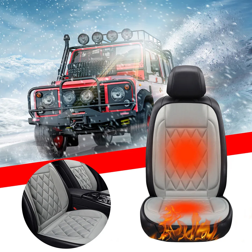 Heated Car Seat Cover 12V Winter Warmer Cushion