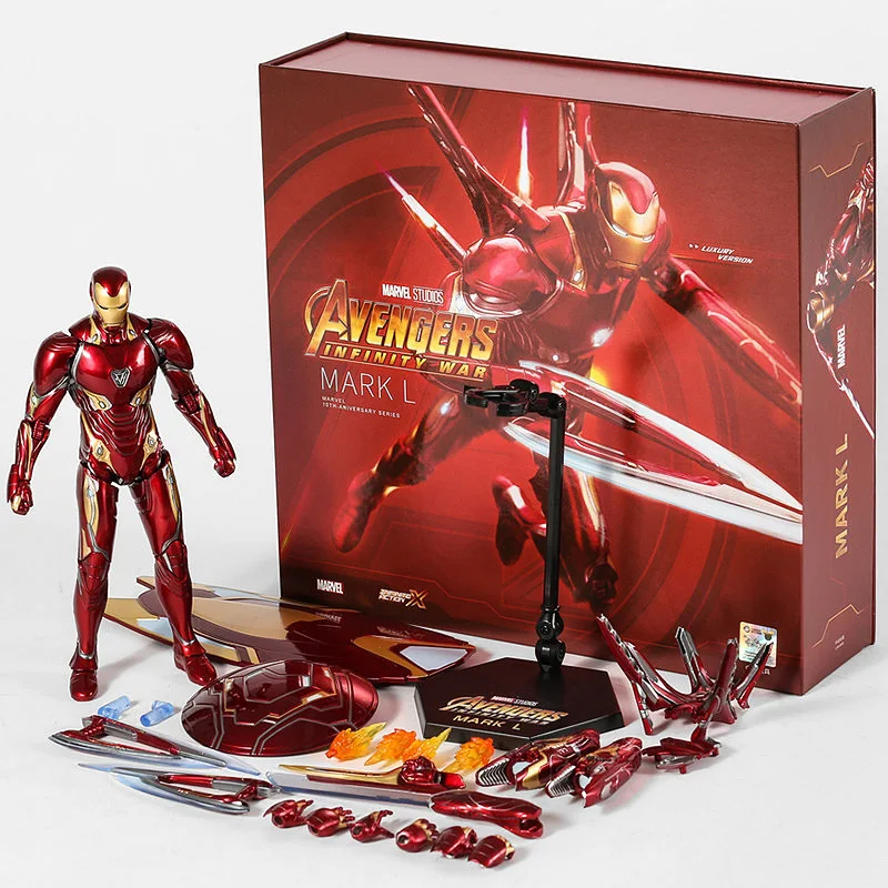 

Anime Toys Iron Man Mark L Mk50 Pvc Action Model Collection Ornaments Decoration Statue Figure With Accessories Tpys Presents