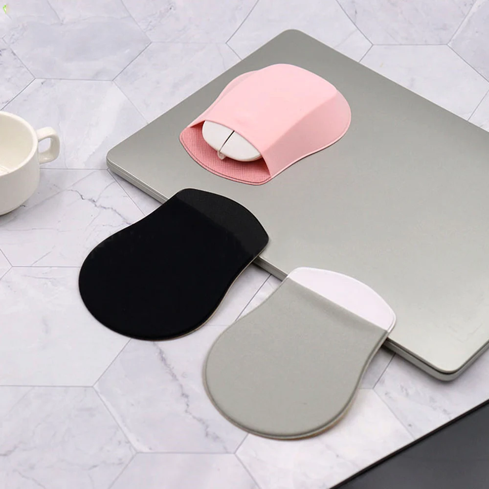 범용 마우스 보관 가방, 컴퓨터 부착식 마우스 보관 파우치, 휴대용 마우스 거치대, 사무용품, 3 색