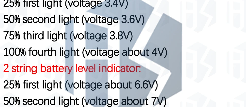 1S 2S 3S 4S Einzelnes 3,7V 18650 Lithium-Batterie Ladeanzeigemodul Prozent Leistungsstand Tester LED-Anzeigetafel – Detail 7