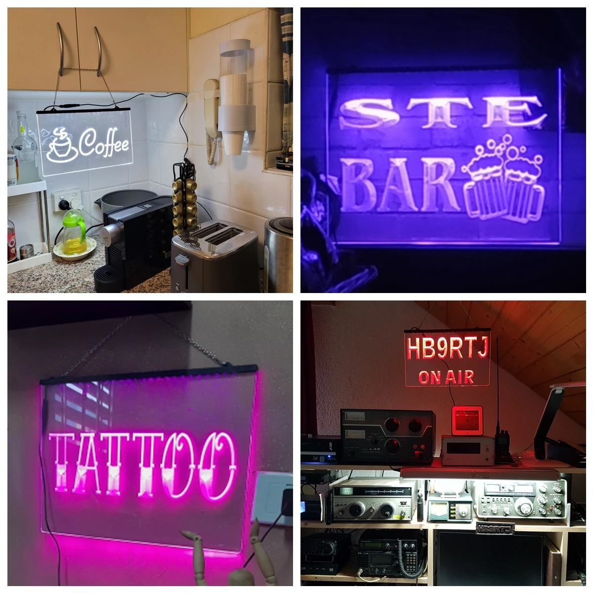 WC Toilet Neon Sign Led Modeling Light Luminous Letters Signboard Acrylic  Panel Neon Decorative Light, 30X40cm (Color : White Yellow)