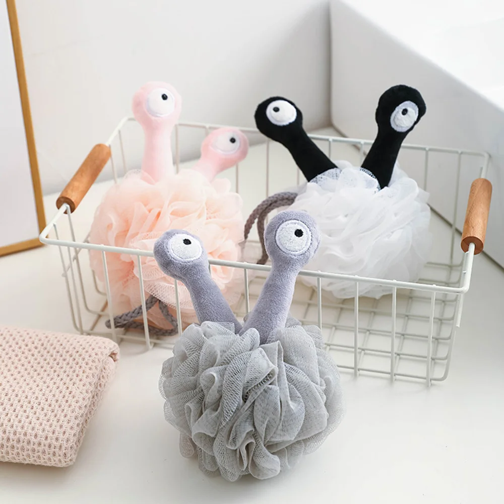

1 PCS Bath Sponges Mesh Baths Pouf Body Scrubber Shower Washing Exfoliating Body Cleaner Bath Flower Bathroom Accessorie