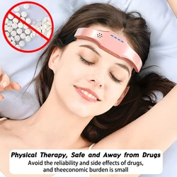 Electric Headache & Migraine Relief Head Massager Insomnia Therapy Release Stress Sleep Monitor Relax Health Care Sleeping Devic