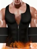 Men's Compression Sweat Sauna Vest, New Slimming Suit, Waist Belts Body Shaper Back Support Tank Top For Workout Fitness Gym 2