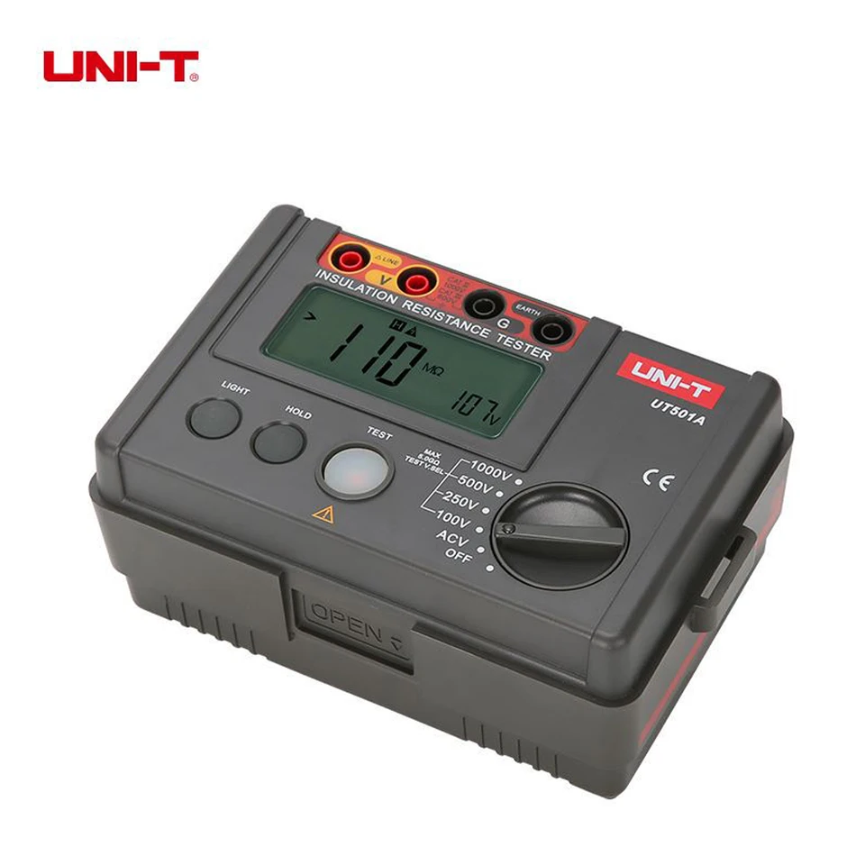 ユニT絶縁抵抗テスター,ut501a,1000v megohmmeter,5gΩ オーム